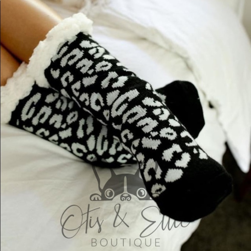 Non Slip Sherpa Lined Socks